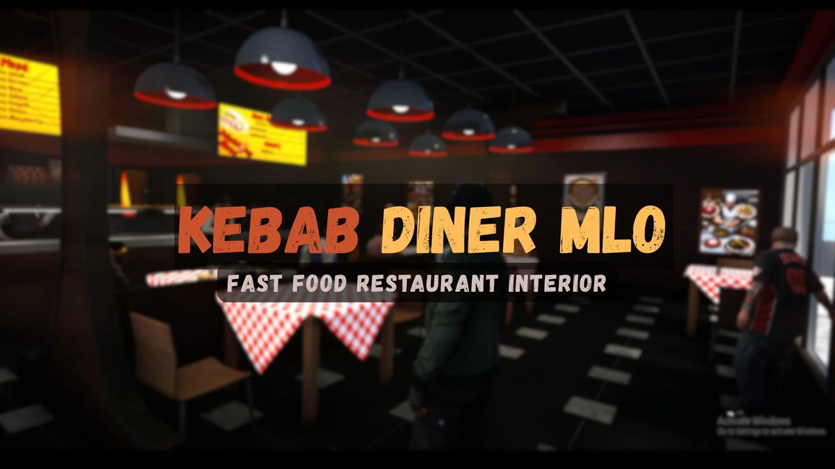 Kebab Diner MLO FiveM | Fast Food Restaurant Interior